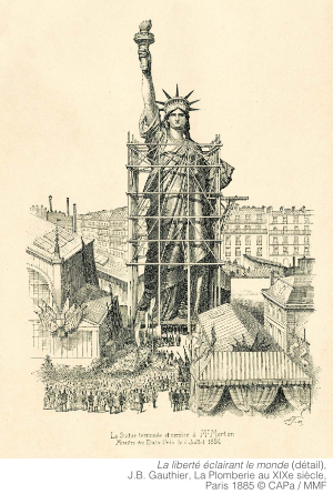Le Paris de Gustave Eiffel, 1832-1923, Paris, Cité de l'architecture et du patrimoine, La liberté éclairant le monde